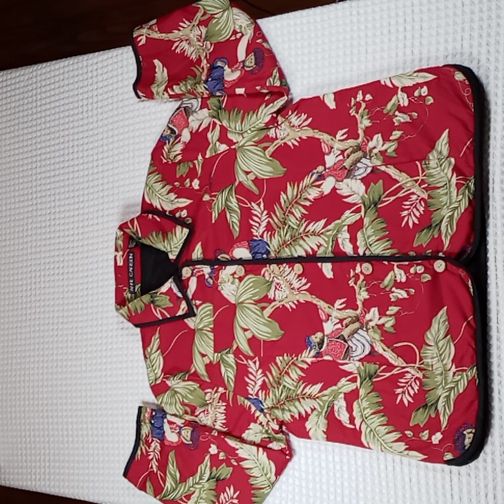 Anne Carson Reversible Monkey Print/Tropical Cott… - image 7